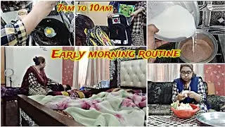 Pakistani mom morning routine vlog🌺kids 1st day school🏫early morning routine vlog daily vlog!