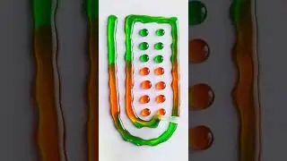 🔴🟡🟢Water Colour Drops 💦 Satisfying Video #oddlysatisfying #satisfying #colormixingmagic 