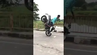 ktm bike stunt | ktm stunt | funny stunt #shorts #funny