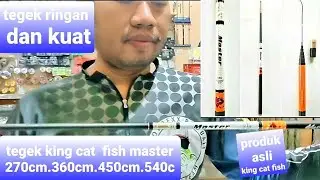 rivew tegek KINGA CAT FISH seri MASTER panjang 270,360,450,540 yang sangat pesona