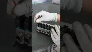Air Tightness Test of 5V Solenoid Valve Group | Pre-Shipment Inspection