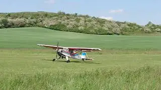 &Scaron;tart vlečny s vetroňom | RC tow plane with glider - take off