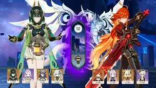 NEW ABYSS 6.1 [F2P] C0 Nefer Lunar-Bloom & C0 Mavuika Melt | Genshin Impact