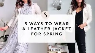 How to Wear a Leather Jacket for Spring