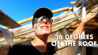 DEUXIEME PAN DE TOITURE PAR 36 DEGRES - Ep7 - Chill Renovation Satisfying Timelapse