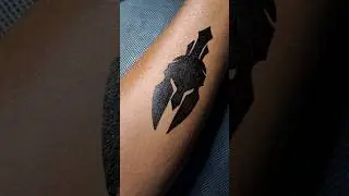 Simple Spartan Helmet Tattoo Design | Ink Tattoo Drawing #tattoo #pendrawing #art #shorts