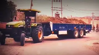 Preet Tractor 6049 With Heavy Loaded Tralli |Farmer Bandey.| |2019|