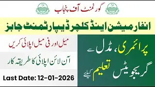 Information and Culture Department Jobs 2026 | Govt of Punjab Jobs 2026 | Lyallpur Museum Jobs