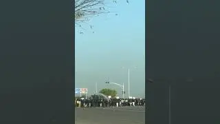 FMGS PROTEST AGAINST THE PMC AND WATER SHOWER BY ISB POLICE