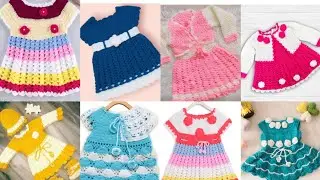 Beautiful and stylish crochet dress for baby girls #crochet #feelhappy @NeenuShifona 