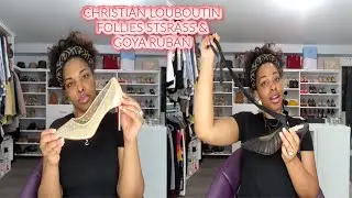 CHRISTIAN LOUBOUTIN FOLLIES STRASS & GOYA RUBAN PUMPS | UNBOXING, TRYON & REVIEWING | C SCOTT TV