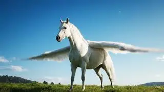 A flying horse 🐎