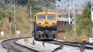 AGGRESSIVE FREIGHT TRAIN//INDIAN RAILWAYS.