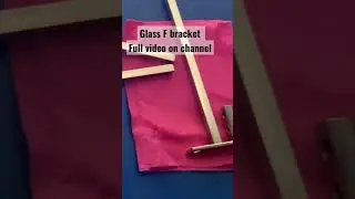 Glass F-Bracket hardware material all size explained on channel video #youtubeshorts #viral