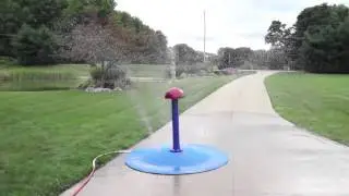 My Portable Splash Pad Mini Mushroom with 6' Splash Pad Platform