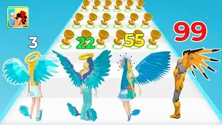 Destiny Run Satisfying Gameplay 👼❓😈 Angel Skins - Who is the best? All Levels Gameplay Android, ios