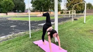 #contortion #gymnasticsworkout #gymnasticsbars #exercises #flexibility  & #yoga #fun with Nadiin