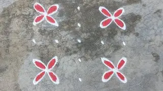5×5 Dots Rangoli designs 🌷 Daily Simple Rangoli designs 🌷