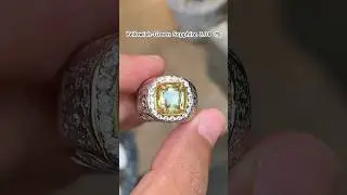 Super Cakep‼️ Yellowish-Green Sapphire 3.04 cts💛💚 #yellow #green #sapphire #gems #jewellery #fyp