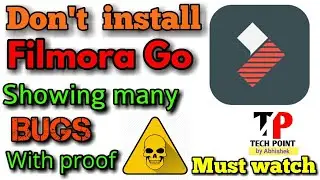 Filmora Go | Showing Bugs | My honest view [Hindi/Urdu]
