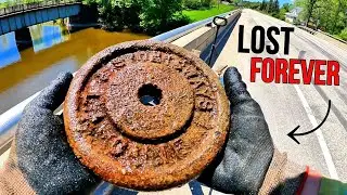 Magnet Fishing This Bridge&hellip; We Pulled Up Something LOST FOREVER!