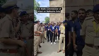 G.S Malik #commissioner of #ahmedabad on #rathyatra2025 #duty #police #gujarat #trending