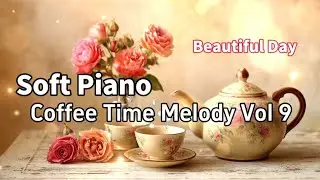 Coffee Time Melody Vol. 9 ☕🎶 | Piano Music for a Beautiful Day & Cozy Coffee Moments