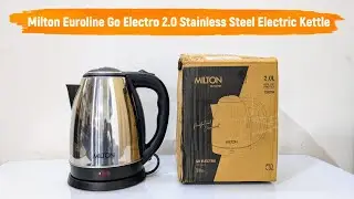 Milton Euroline Go Electro 2.0 Stainless Steel Electric Kettle#indiaunboxed