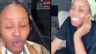 Hannah benta drama with trisha live on ticktok very hilarious 😂 😃 😄