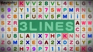 3 lines flash games - Gamedesign Gameplay by Magicolo