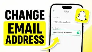 How To Change / Replace Email Address In Snapchat