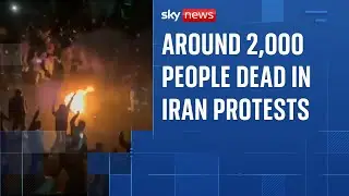 'Digital prison' created by internet shutdown, Iranian journalist tells Sky News