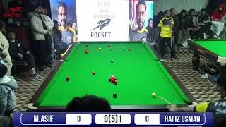 Hafiz Usman Vs M.Asif Top 32 ( THE RACk SNOOKER)  Rocket Snooker Factory #sialkot