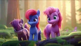 The Little Pony 's Rainbow Adventure | Bedtime Stories In English For Toddlers | Disney Fairy Tales