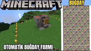 D&Uuml;NYANIN EN HIZLI OTOMATİK BUĞDAY FARMI ! Minecraft nasıl yapılır ? B&ouml;l&uuml;m 1