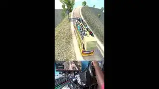 ETS 2 x BeamNG.Drive dangerous extreme route 2k EP-09 #ets2 #live #shortsfeed #automobile