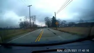 Driving anxiety exposure therapy video Christmas drive calm relax country roads 1 hour