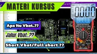Pengertian Jalur VBAT pada mesin Hp‼️ (Short Vbat, Full short, konslet total)