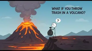What If We Threw All Our Trash Into a Volcano?