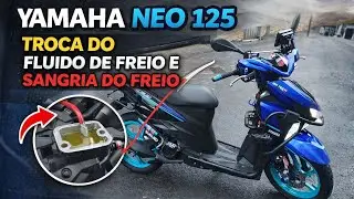 Troca de Fluido + Sangria de Freio na YAMAHA NEO 125 (Tutorial Completo)