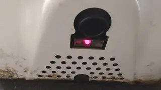 Excel Xlerator XL-BW Hand Dryer with Error Code at Tim Hortons Langley BC