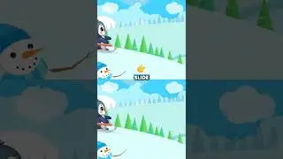 Join the happy penguins on an icy adventure! 🐧 Slide left, slide right. Can you keep up? #PenguinFun