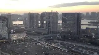 View at the top of The Daikanransha Ferris Wheel at Palette Town in Odaiba, Japan