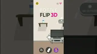 Bottle Flip 3D - (Level 1 & 2) gameplay #shorts