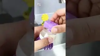 Liquid Soap Dispensing Dish Washing Brush #food #foodblogger #automobile