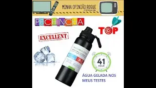 Garrafa Térmica 800ml barata da shopee àgua gelada dura muito mais que o copo Stanley Quente/Frio