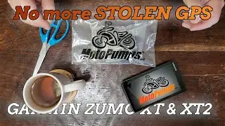 INSTALL of @MotoPumps @Garmin Zumo Security Mount