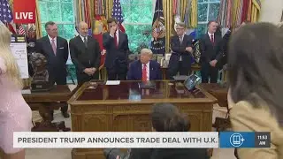 President Trump announces trade deal with U.K. | Full press conference