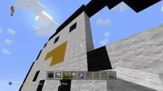 Minecraft Tutorial: How to  Make snowman mushroom pixel art