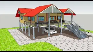 2 bedroom modern arunachal tribal home ideas.